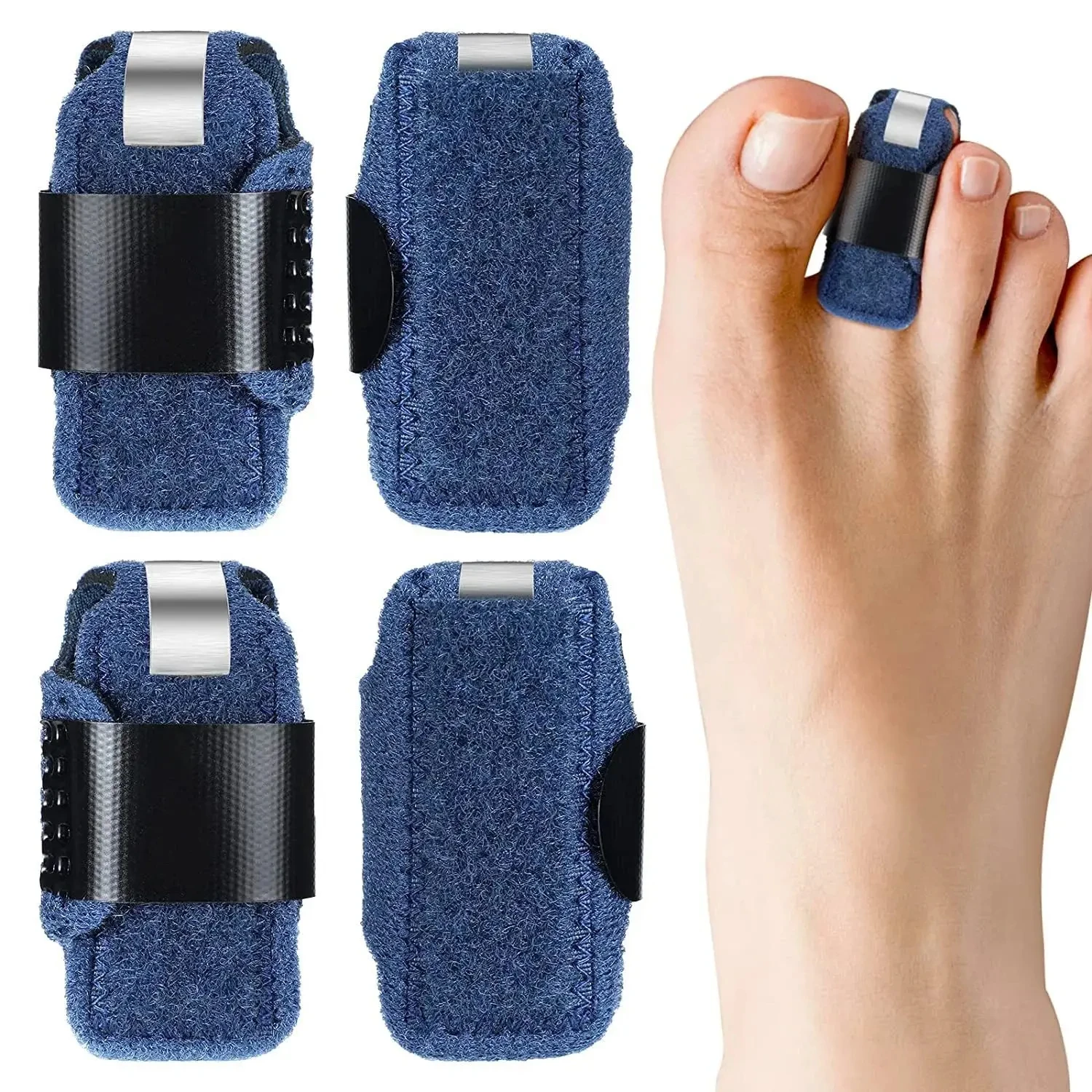 1pc Splint Toe Straightener Hammer Corrector Toe Brace Hammertoe Splint Wrap Covers Broken bunion corrector Foot Care Tools