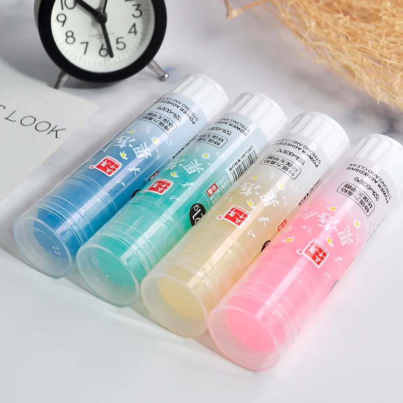 WQN-9-21g 어린이 젤리 컬러 솔리드 접착제 DIY 학생 접착 종이 도구 학교 사무용품 크리 에이 티브 편지지 선물