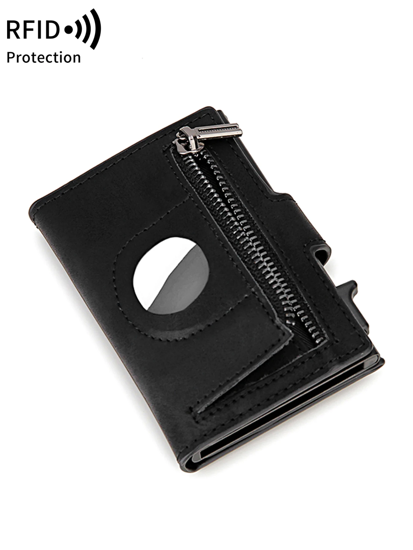 Anti-Diebstahl-Kreditkartenetui Airatg Herren-Geldbörse Bankkartenetui Rfid Minimalistische Geldbörsen für Airtag Air Tag Tracker Choice – Detail 10