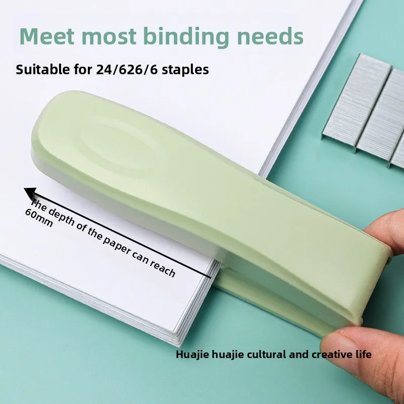 다색 절약형 스테이플러 학생용 스테이플러 학습용 사무용 12 스테이플러 24/6 테이크아웃 포장 및 제본 기계