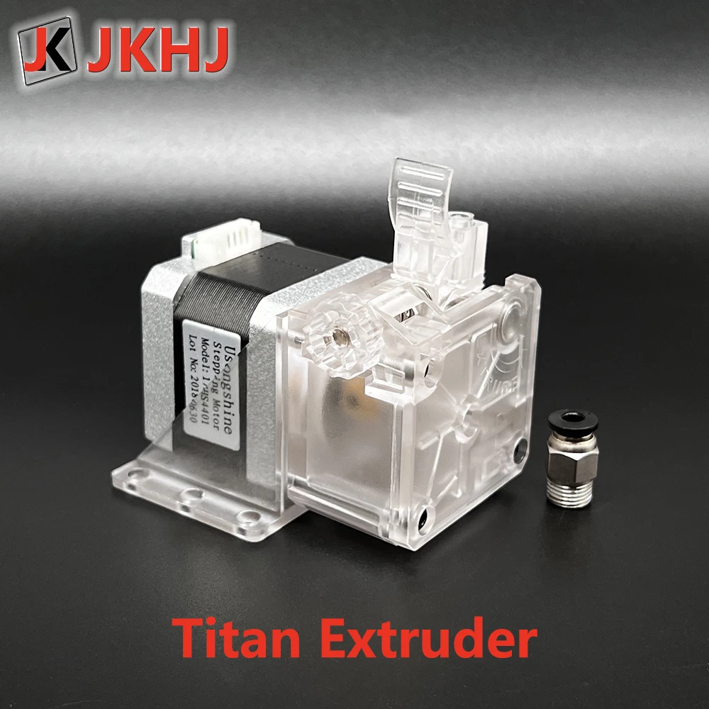 Titan Extruder 3D Printer Parts Extruder Compatible E3D V6 Hotend Remote Short Distance Feed for 42 Stepper Motor Ender3 CR10 titan aero direct extruder motor fixed seat nema 17 stepper motor support bracket mounts stand for prusa i3 mk2 titan 3d printer