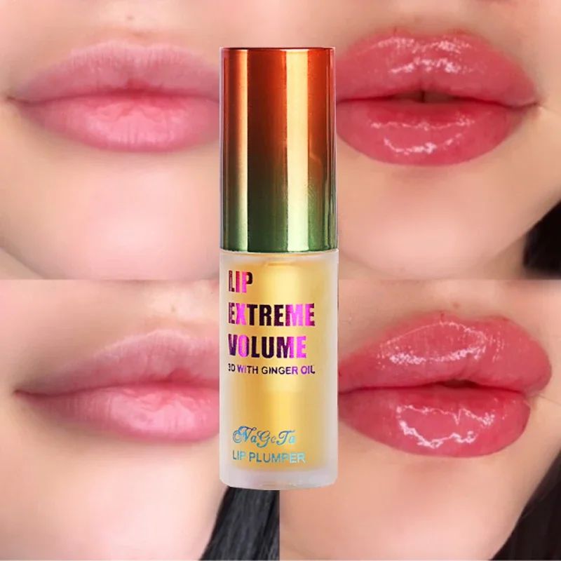 Lunga durata volumizzante essenza olio Lip Plumper olio siero riparazione istantanea labbra linee sottili aumenta l'elasticità balsamo per le labbra Sexy nuovo