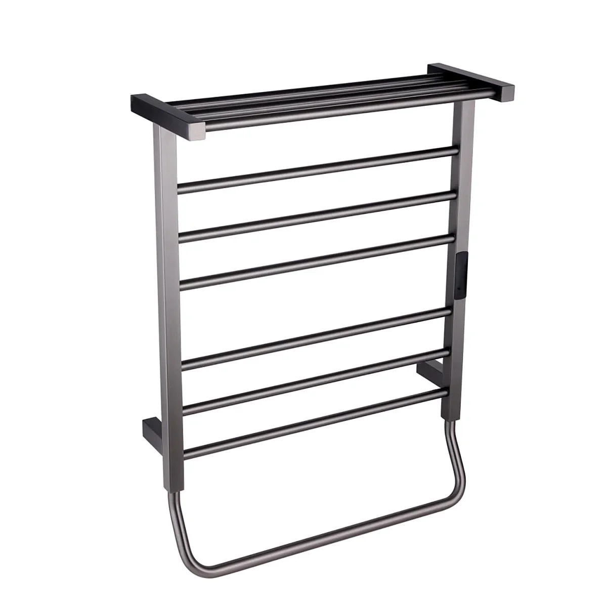 Carbon fiber intelligent electric towel rack household bathroom heating drying bath towel rack electric