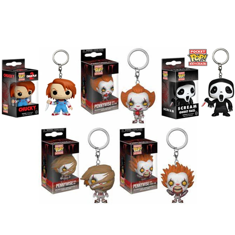 Chucky Pocket Keychain Action Figures 