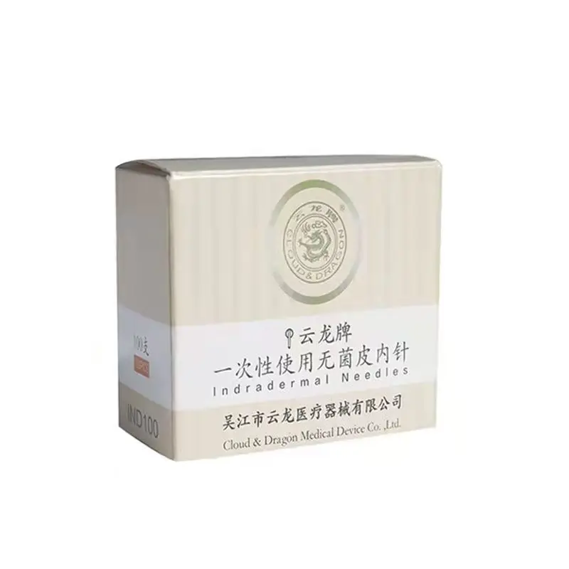 100pcs acupuncture needles disposable intradermal needle 0.12*5mm 0.14*7mm 0.16*5mm body massager
