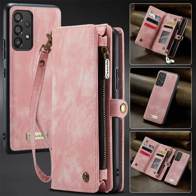 Premium Magnetic Flip Leather Wallet Phone Case with Card Holder