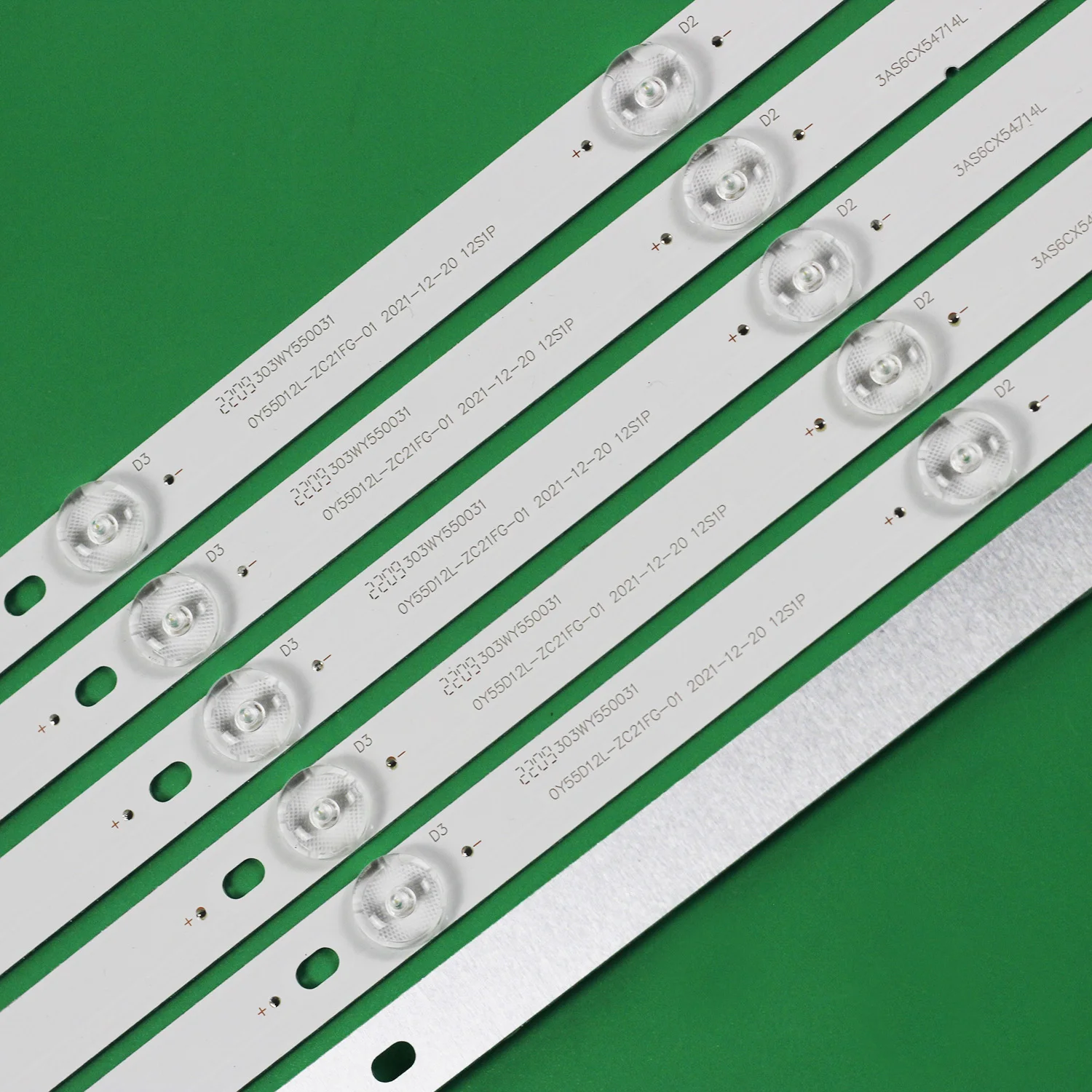 LED Backlight strip 12 lamp For 0Y55D12L 0Y55D12R-ZC21FG-01 04 303WY550032 303WY550031 303WY550039 303WY550040 LE55F