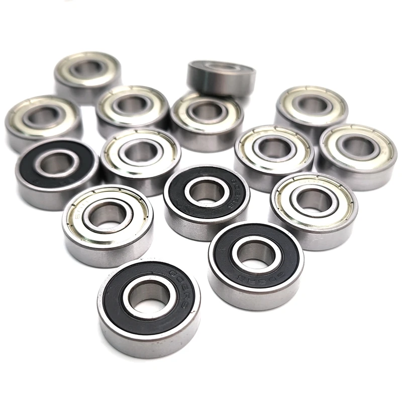 608-2RS-EE Kugellager - beiseitig verlängerter/überstehender/breiter Innenring (1mm) - 8x22x7mm / mit Flansch: 8x22x9mm 608RS