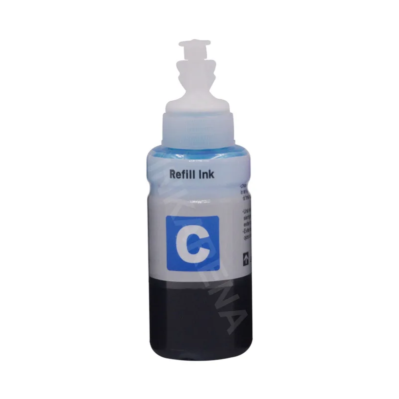 Kit de recarga de tinta de tinte, 6 colores, 70ml, T6731, T6732, T6733, T6734, T6735, T6736, Epson L800, L801, L810, L850, L1800, tinta de tanque ecológico