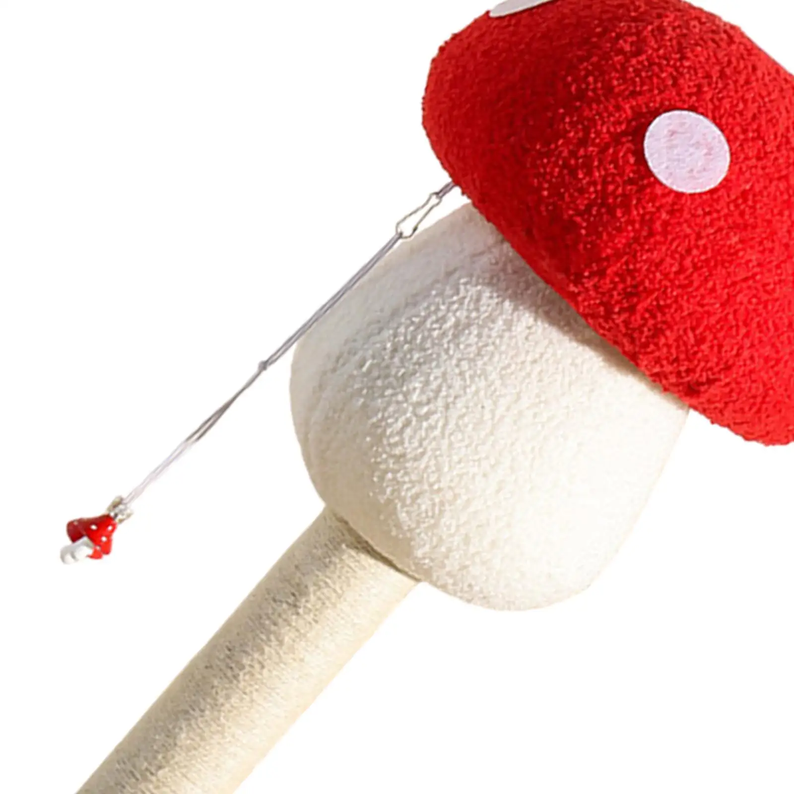 Mushroom Scratch Post, Cat Scratcher Cute, Sisal Covered Scratchi Pole, Mushroom Post for Indoor Cats
