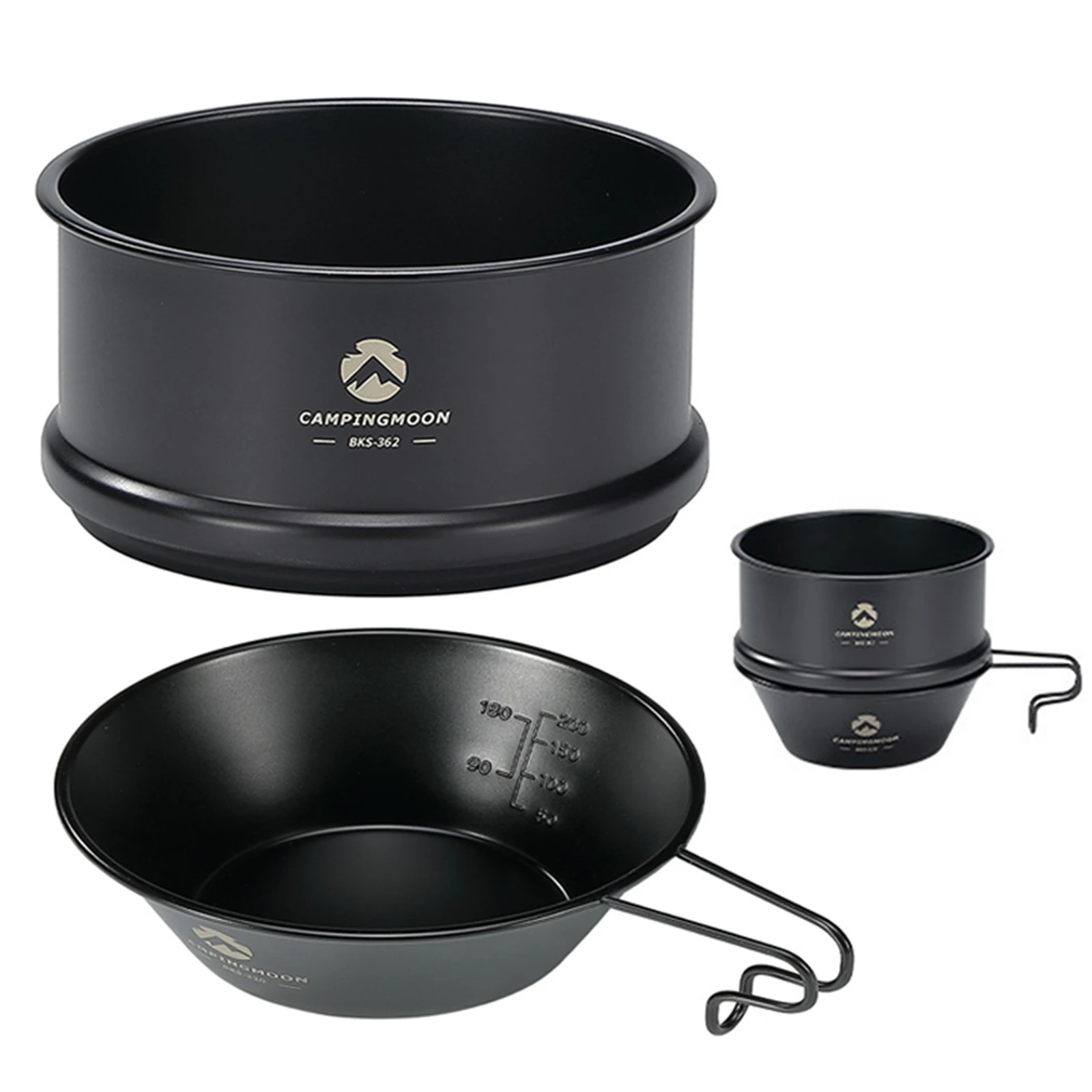 

Garden Indoor Steamer Outdoor Bowl Accessories Black Convenient Making Meal Parts Replacement Stackable Camping