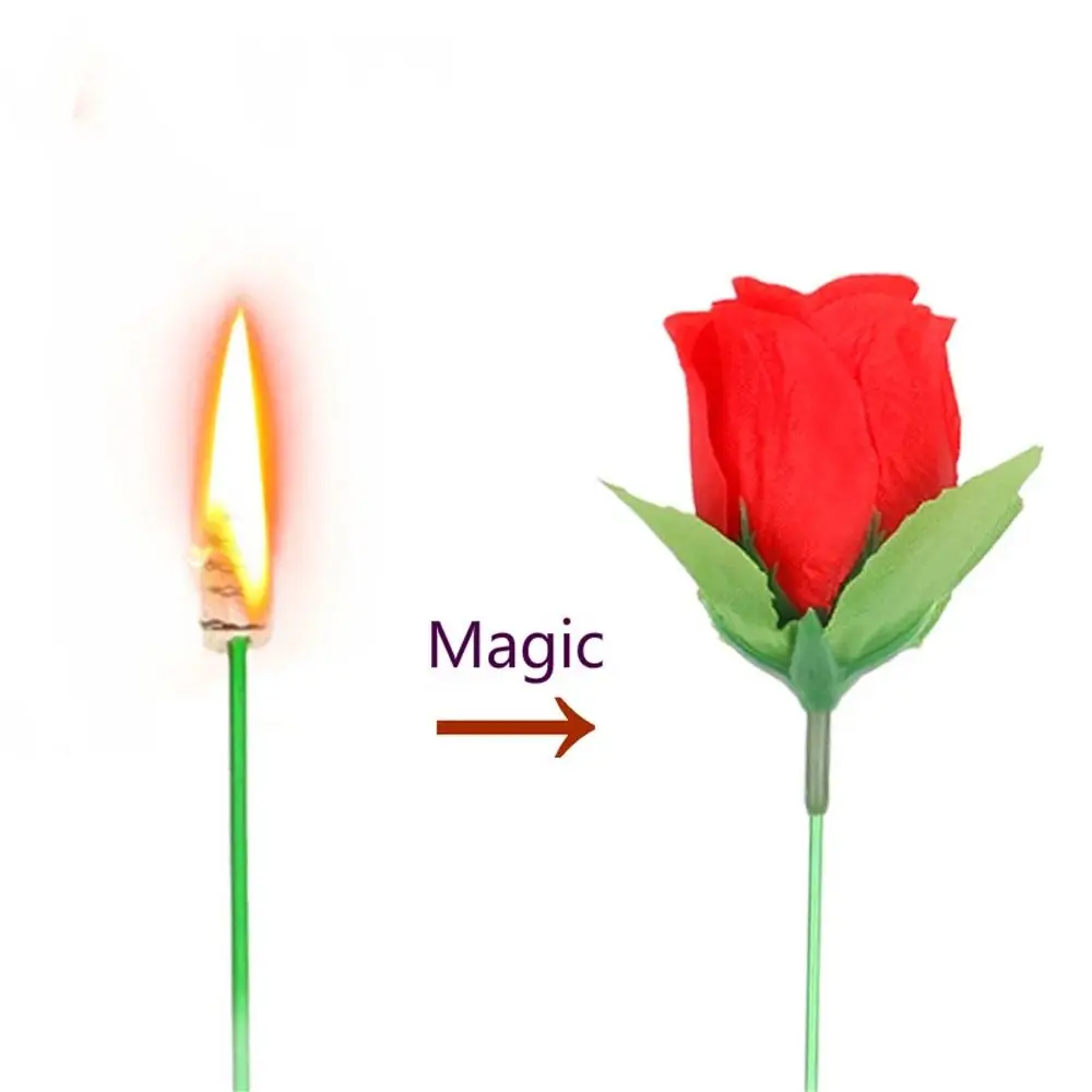 Magic Trick Rose Fun Present Torches Change Roses Magic Tricks