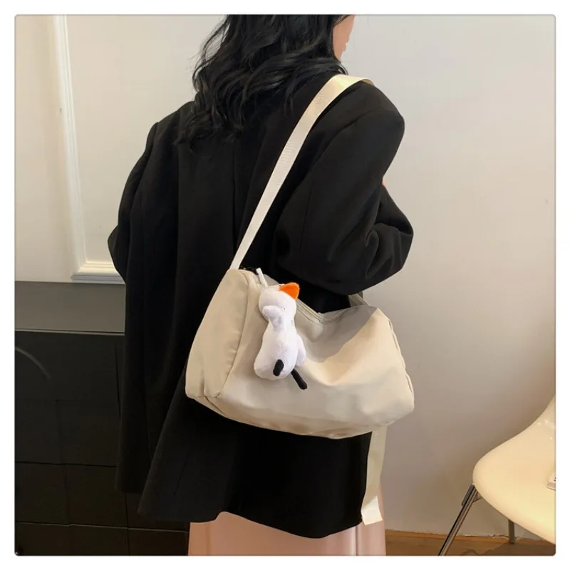Pillow Crossbody Bag 2024 New Crossbody Versatile Shoulder Bag INS Student Korean Version Large-capacity Canvas Shoulder Bag