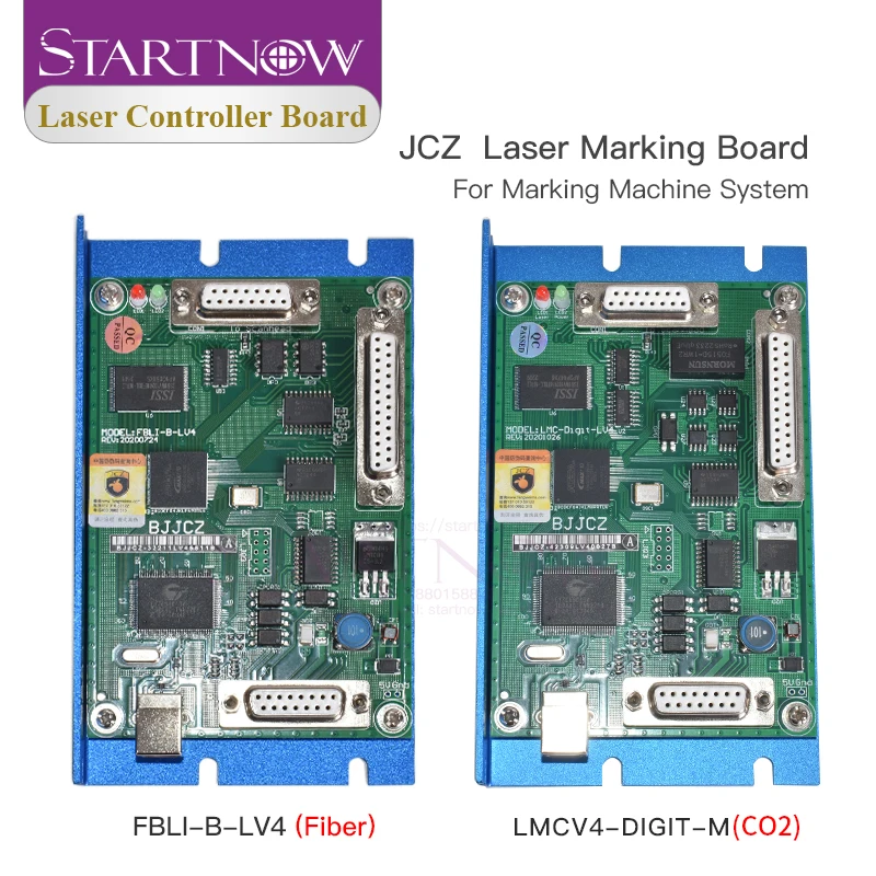 Startnow Laser Marking Machine Controller Card JCZ Control Board Ezcard System LMCV4-DIGIT-M FBLI-B-LV4 Fiber CO2 UV DIGIT Card