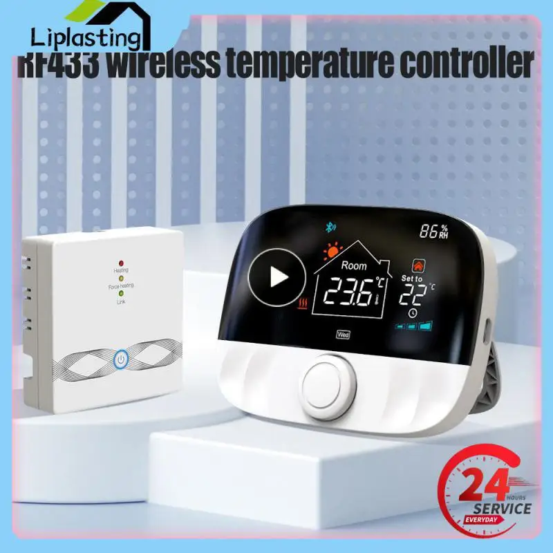 

Tuya Smart Home Wifi Wireless Thermostat RF Battery Gas Boiler Water Heating Digital Temperature Controller Alexa Home