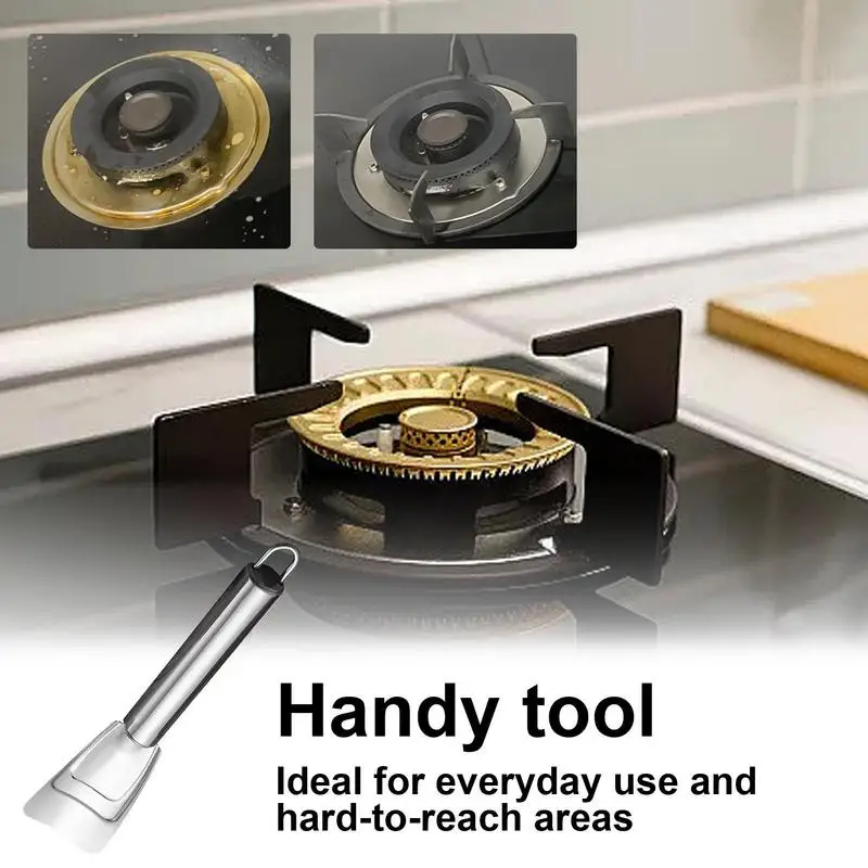 

Stainless Steel Paint Scraper Multifunctional Floor Window Tile Scraper Refrigerator Ice Shovel Hook Stovetop Scraper For Home