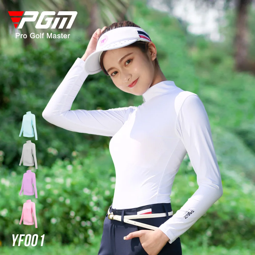 PGM golf ice Silk bottom coat shading sunscreen long-sleeved T-shirt ice silk bottom shirt summer ultra-thin cool money YF-001