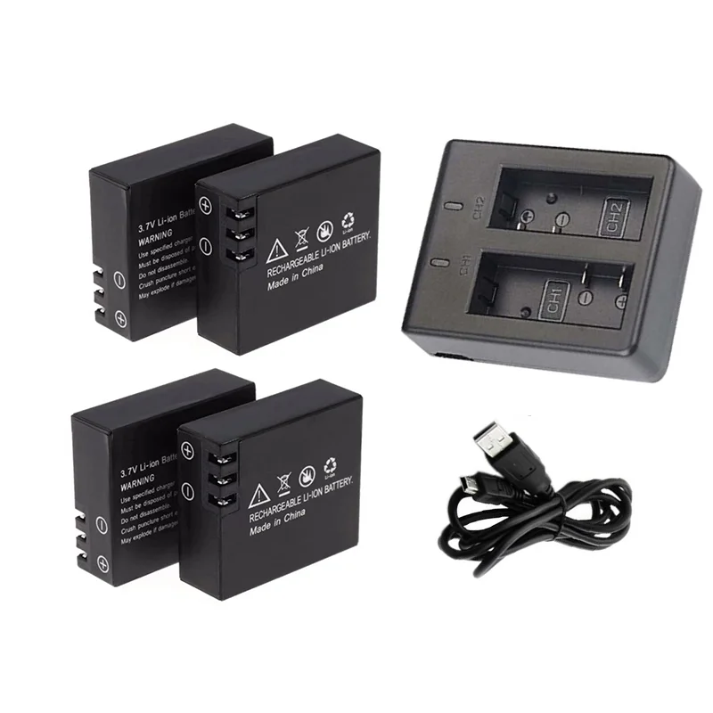 Rechargeable Sports Action Camera Battery for SJ5000 SJ6000 for SJCAM