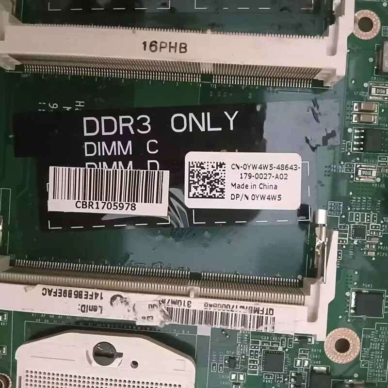 Placa-mãe do Portátil para Dell Cn0yw4w5 0yw4w5 Yw4w5 Yw4w5 Xps L702x N12e-ge-b-a1 Gt555m Slj4n Dagm7mb1ae0 100 Testado Bom - Imagem 3