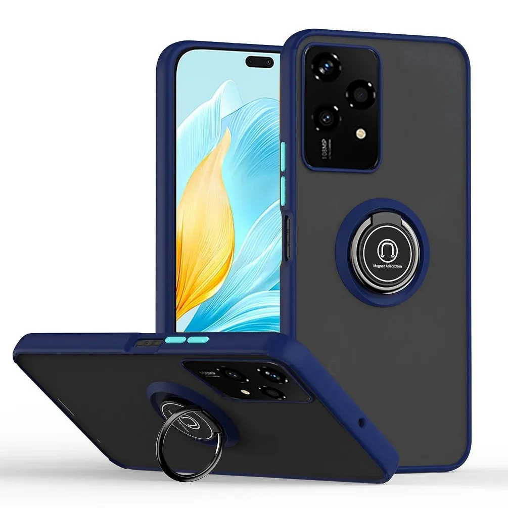 Armor Matte Shockproof Case with Smart Ring Holder Stand