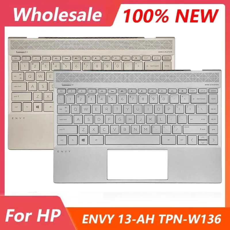 HP ENVY 13-AH TPN-W136 노트북용 키보드 베젤, 팜레스트 상단 케이스, 백라이트 키보드, 영어,  신제품