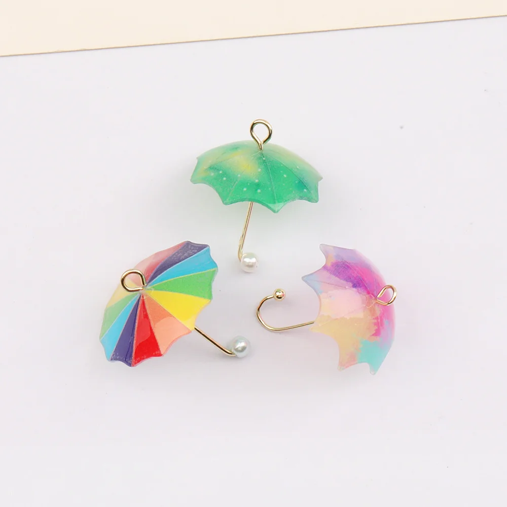 Cordial Design 100Pcs 21*23MM DIY Charms Earrings/Hand Made/Umbrella Shape/Cute Pendant/Jewelry Findings & Components #16270 - cordial