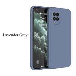 Sleek Soft TPU Liquid Silicone Phone Bumper Case Cover for ForRealmeNarzo 30 5G (Lavender Grey)