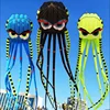 Magic Octopus 3D 8 M Multi-colored Mollusk Large Animal Kite Outdoor Performance Competition Kite Tear Resistant Material 3
