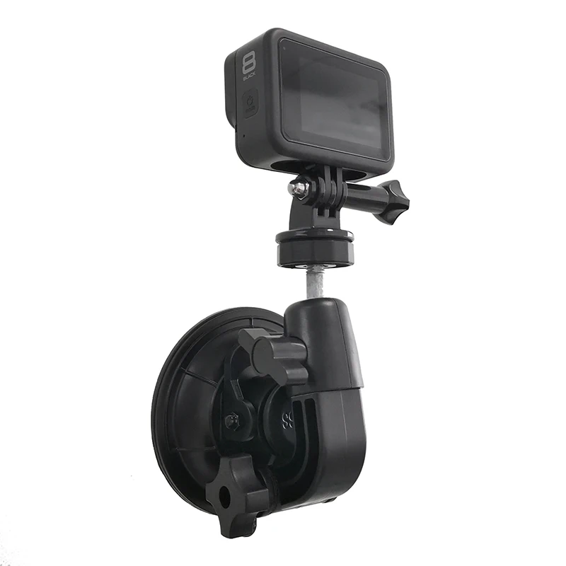9cm Car Suction Cup Fixed Vehicle Holder For GoPro Hero 13 12 11 10 9 8 insta360 SJCAM AKASO DJI Osmo Action Camera Accessories