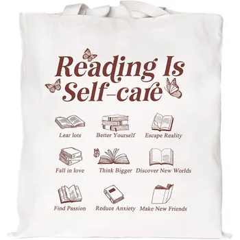 Book Lovers Canvas Tote 1