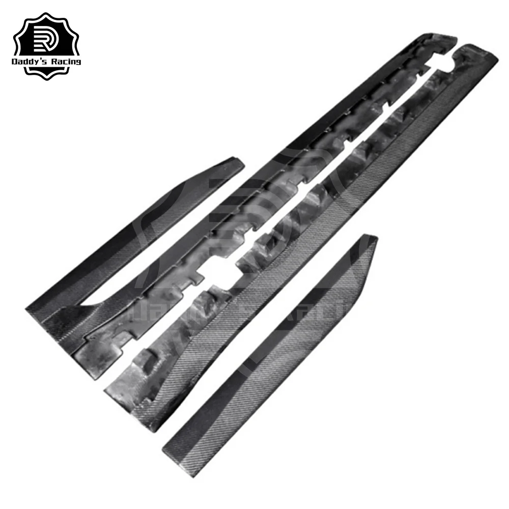 

Боковые юбки GT500 из углеродного волокна подходят для Mus-tang 15-21 2,3 T/5.0 Высококачественная фурнитура