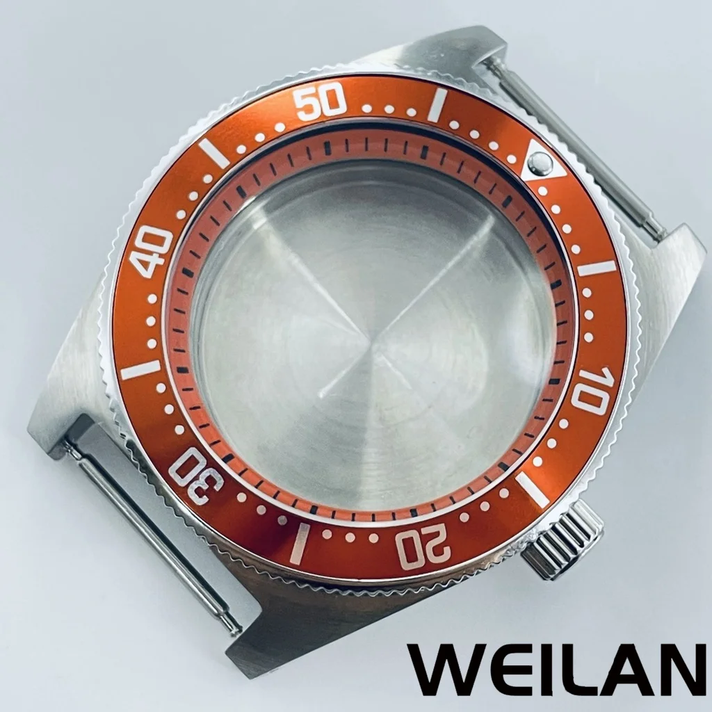 Silver Stainless Steel Watch Case with Multi-Colored Ring Options
