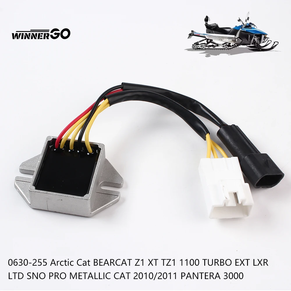 

0630-255 Regulator Rectifier For Arctic Cat BEARCAT Z1 XT TZ1 1100 TURBO EXT LXR LTD SNO PRO METALLICCAT 2010/2011 PANTERA 3000