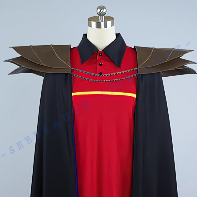 Anime o diabo é um timer! Traje de sadmada temporada 2, peruca, uniforme  vermelho, conjunto, capa, satan, jack, satan - AliExpress