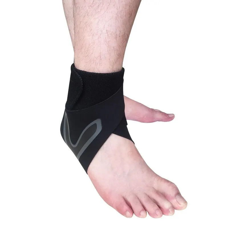 Ankle Support 1 Pair Breathable Adjustable Compression Ankle Sleeves For Sports Running Soccer Basketball