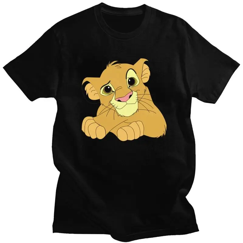 

Мужская хлопковая футболка с коротким рукавом The Lion King Simba