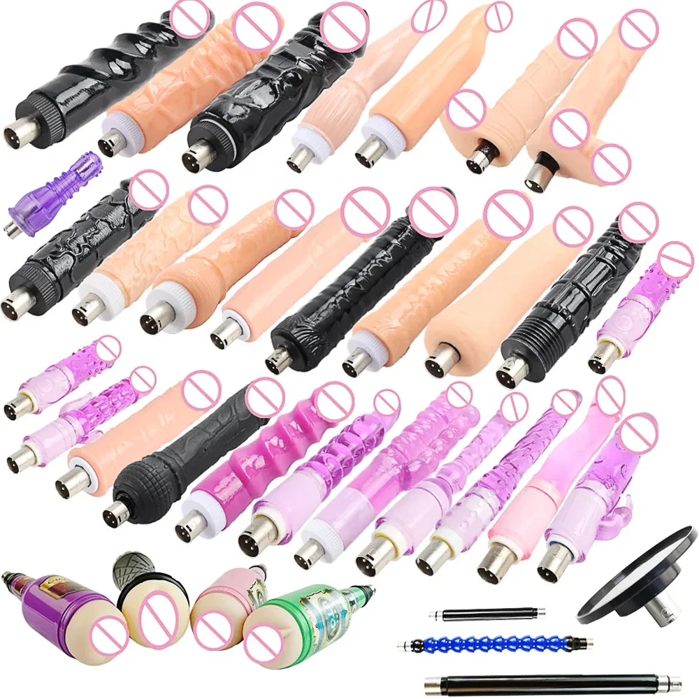 Entry-Level Sex Machine A2/F2/F3 Accessories 3XLR Dildos Suction Cup For Women And Men