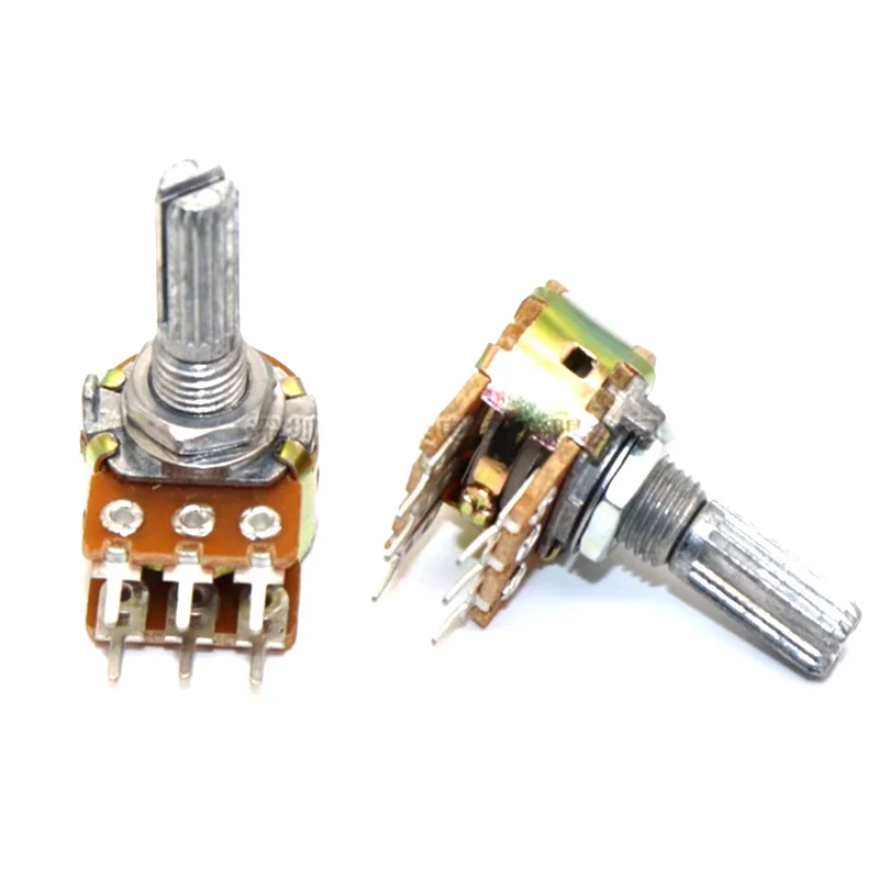 Carbon Film Potentiometer Uxcell B500K Ohm Potentiometer With Switch ...
