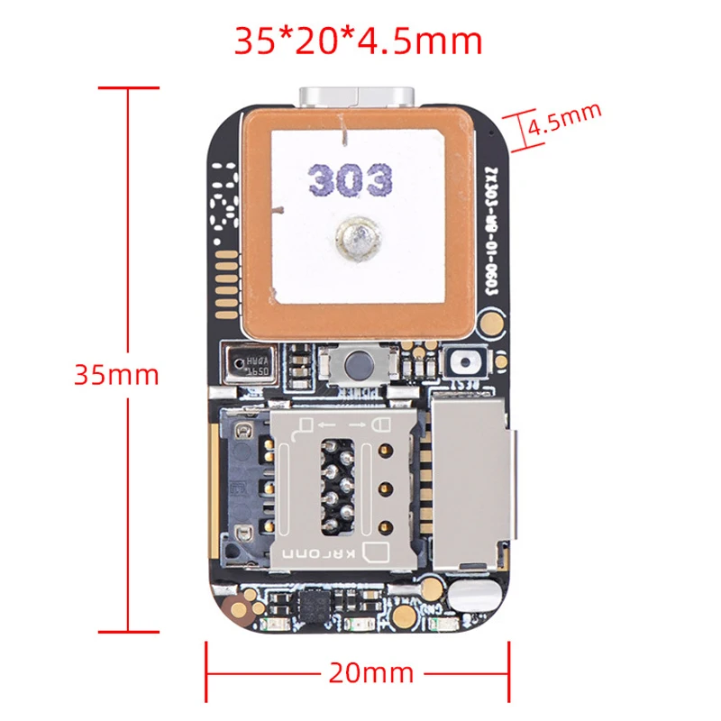 Mini GPS Tracker ZX303 Real Time Tracking Monitor Locator For Car