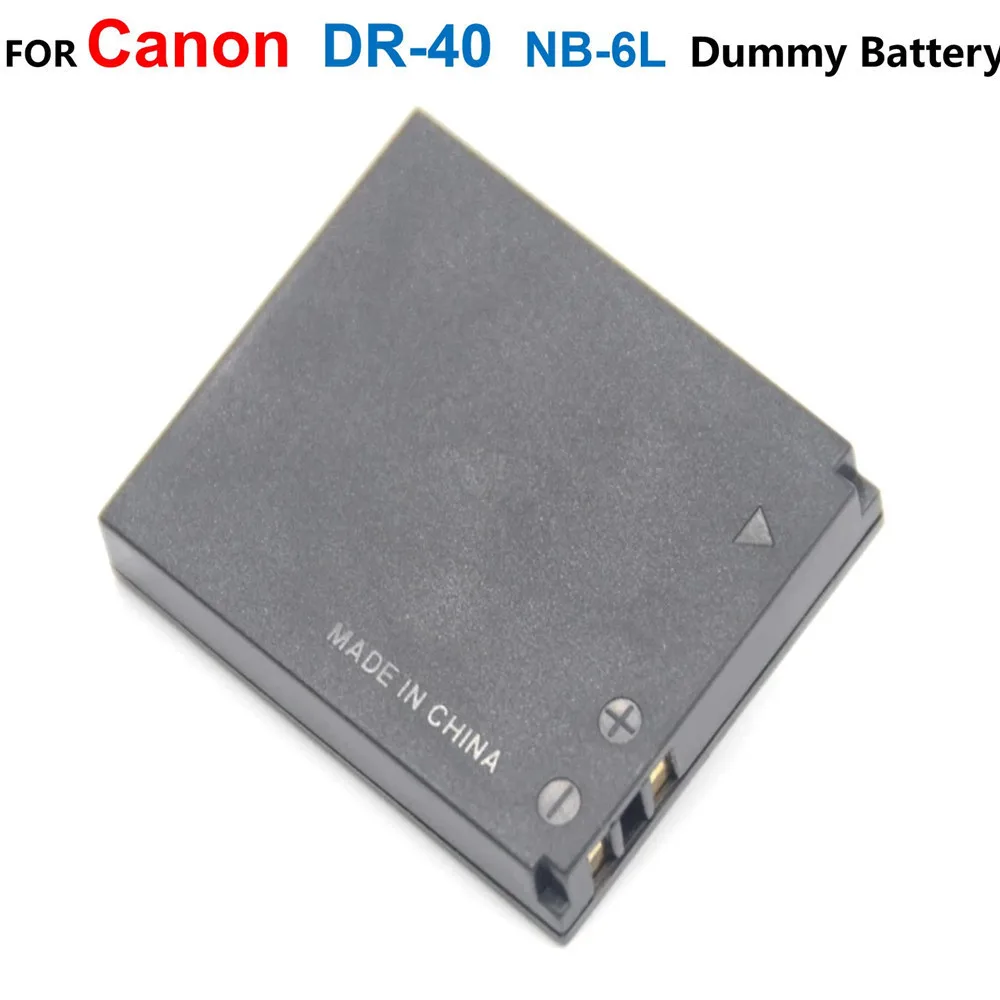 

DR-40 DR40 DC Coupler NB-6LH NB-6L NB6L Fake Battery For Canon ACK-DC40 D20 D30 S90 S95 SD1200 SX520 SX530 SX600 SX610 SX700
