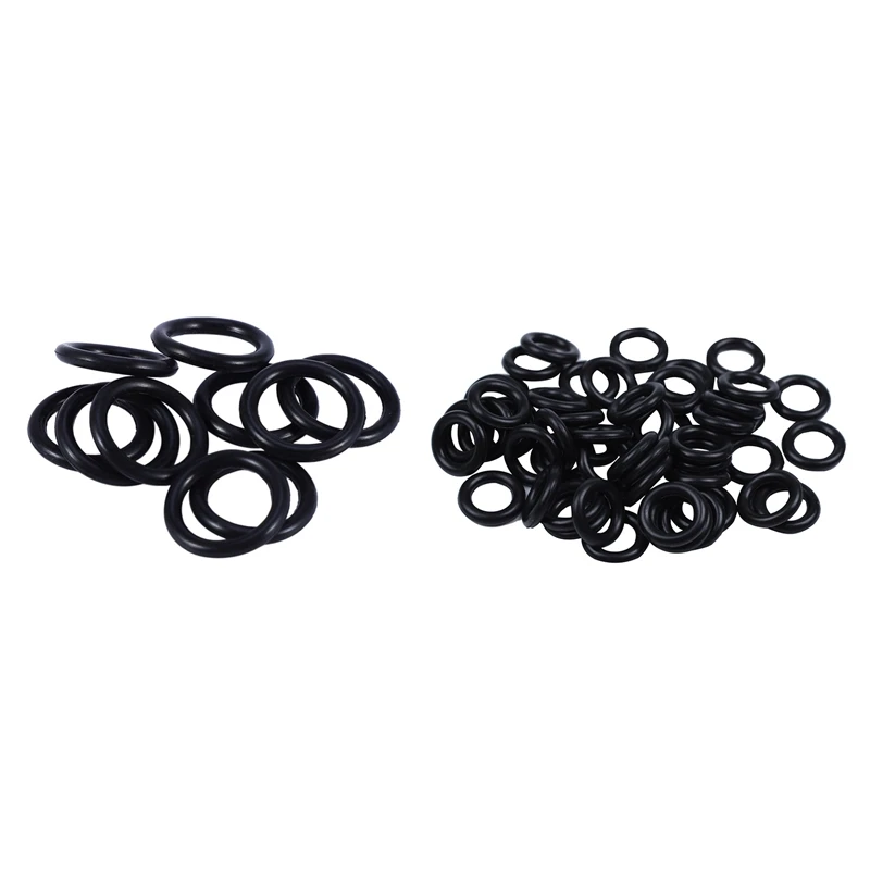 

60 Pieces Black Nitrile Rubber O Ring Seals Washers 12 Mm X 2.5 Mm X 7 Mm & 16 X 12 X 2 Mm