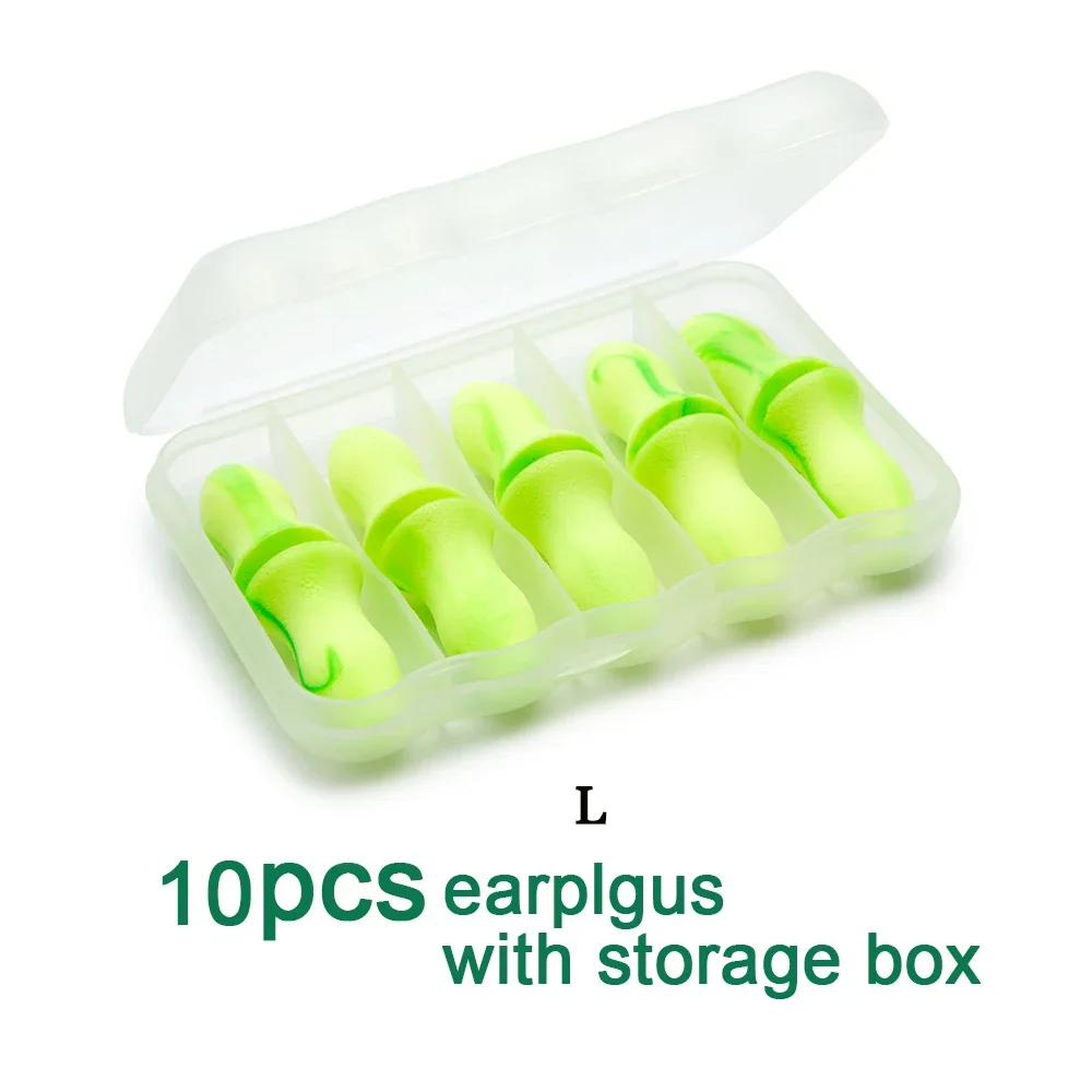 Soundproof Sleeping Earplugs - Soft, Slow Rebound, Anti-Noise Protection
