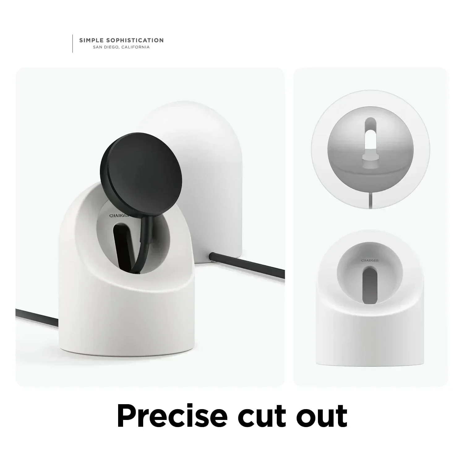 Compatible with Samsung Galaxy Watch 5 Charger Stand 40 44 46mm Galaxy Watch 3 4 5Pro 6 Charger silicone Stand 45 Charging base watch charger