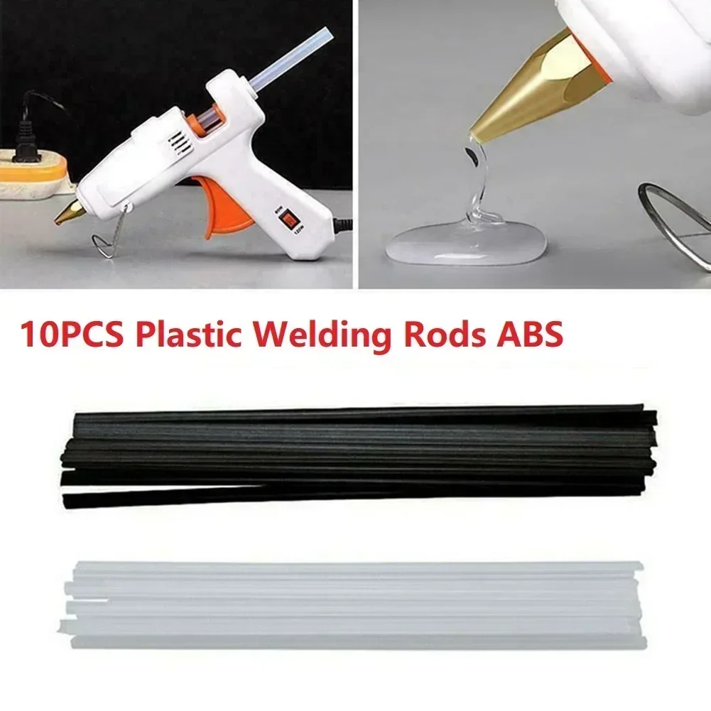 25mm ABS Plastic Welding Rods 250x5x2.5mm Plastic Welder Gun Bumper Repair Supplies 10PCS welding rods plastic welding rods
