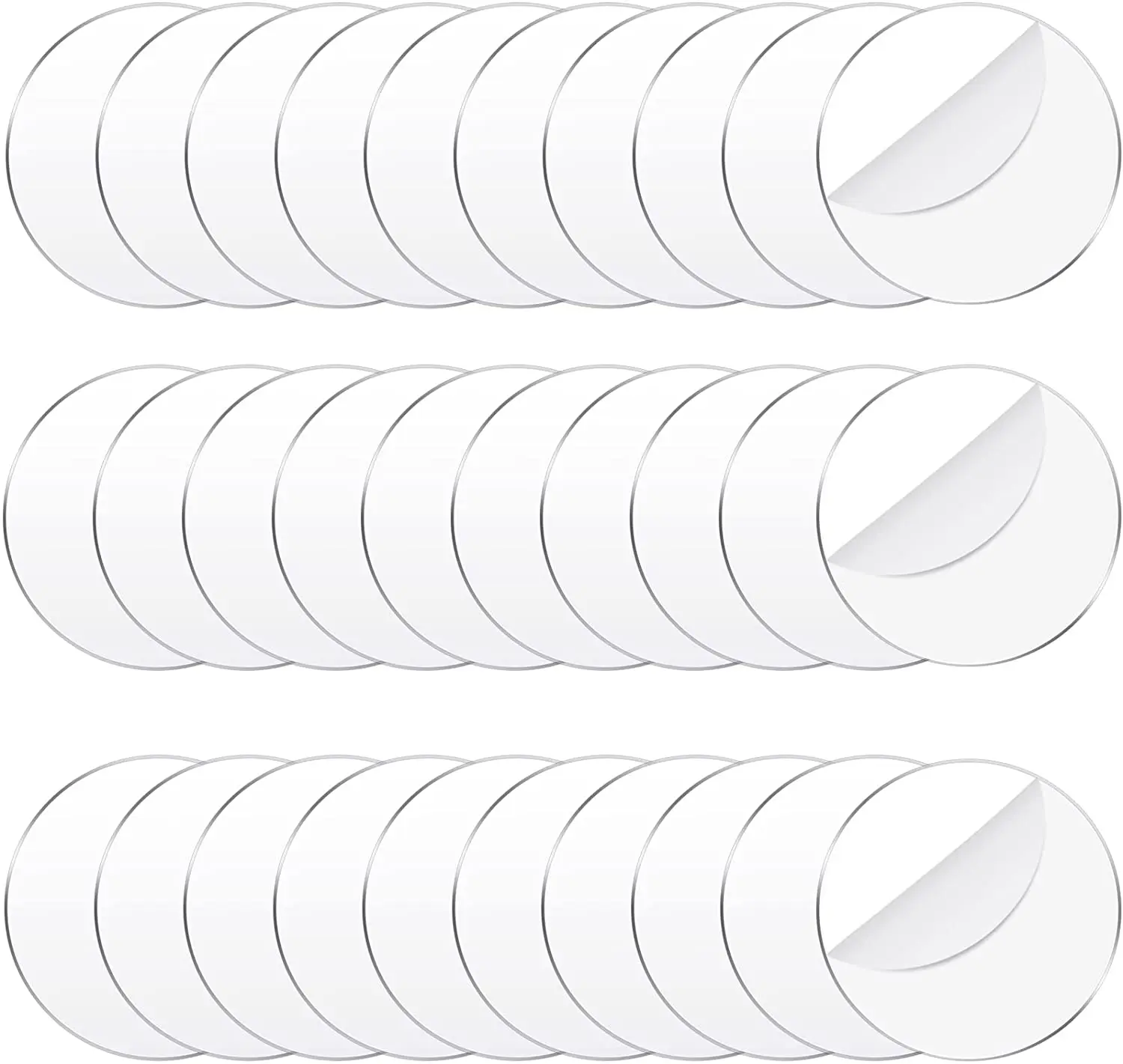 25mm-100mm Blank Clear Acrylic Disc Jewelry Art Plexiglass Circle Round Shape 3mm Thickness acrylic crystal bead decor