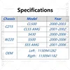 خرطوم أنبوب السحب الهوائي ، خرطوم لـ C215 ، W220 ، مرسيدس بنز S430 ، S500 ، CL500 ، S55 AMG ، CL55 AMG ،