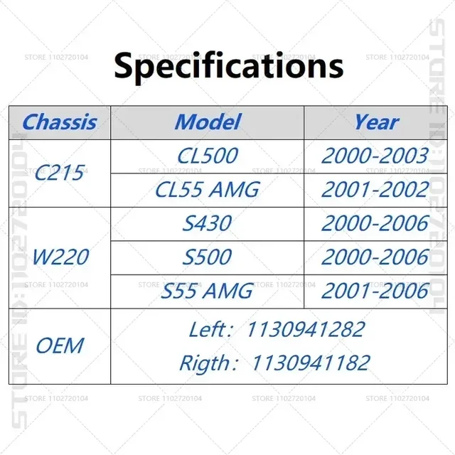 خرطوم أنبوب السحب الهوائي ، خرطوم لـ C215 ، W220 ، مرسيدس بنز S430 ، S500 ، CL500 ، S55 AMG ، CL55 AMG ،
