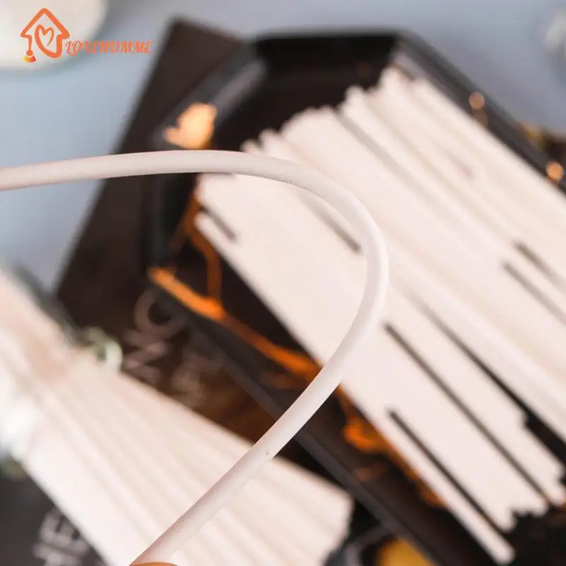 100Pcs 10cm Long Lollipop Stick For Lollipop Chocolate Sugar Stick Pole Handle Rod Cake Dough Tool Baking Child Plastic Food Bar