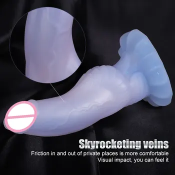 Realistic Soft Silicone Penis Alien Dildos Artificial Monster Dragon Dildo Suction Cup Adult Sex Toy Masturbators Sexy Anal Plug 3
