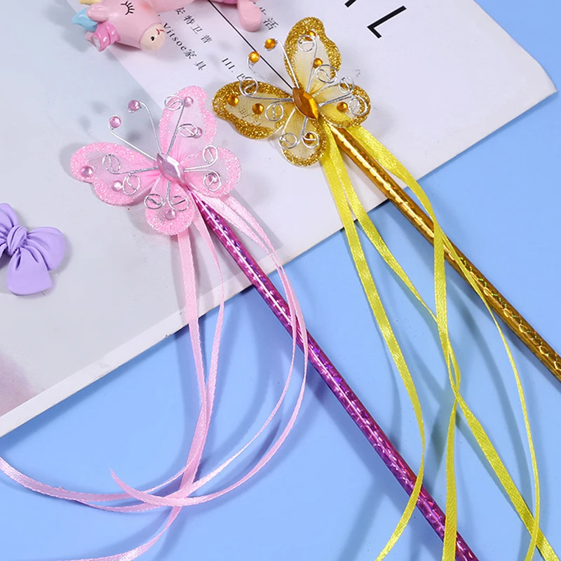 1PC Cute Dreamlike Five Pointed Star Fairy Wand Girl Birthday Party Cosplay Props Toy Princess Magic Fairy Cane Kids Girls Gift